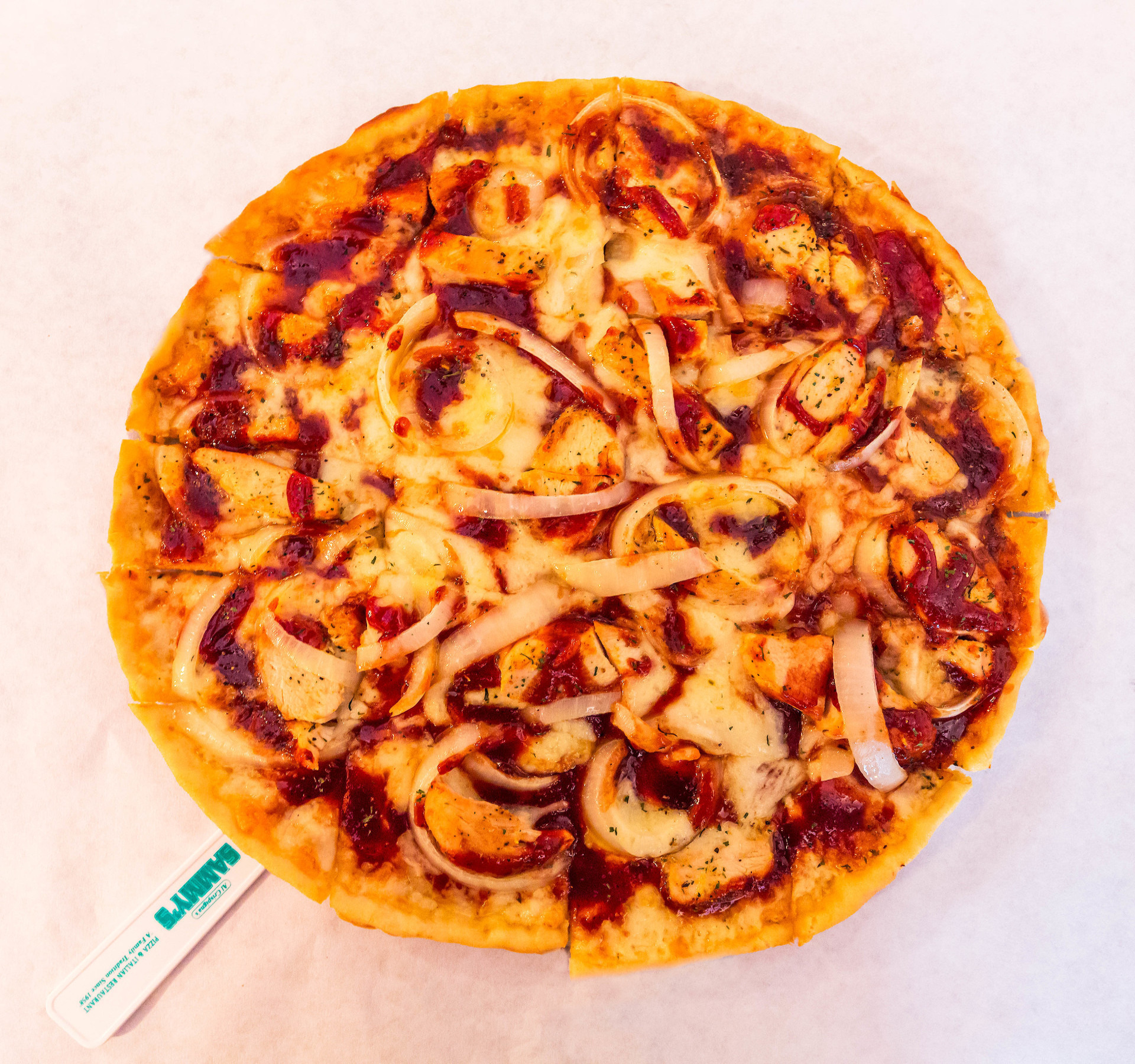BBQ Chicken Pizza | Sammy's Pizza - Green Bay WI